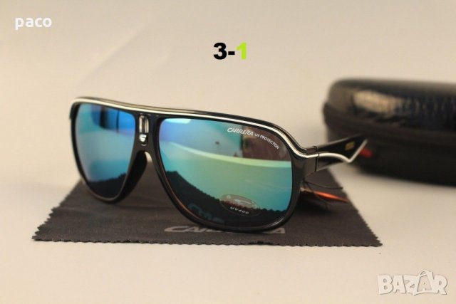 Слънчеви очила Carrera ЧЕРНИ!, снимка 4 - Слънчеви и диоптрични очила - 14709361