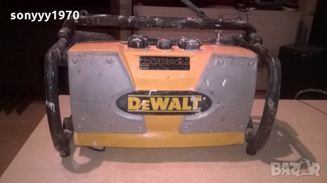 dewalt-made in germany-строително радио-внос англия, снимка 4 - Ресийвъри, усилватели, смесителни пултове - 23429379