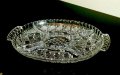 Кристална овална чиния (поднос), снимка 3