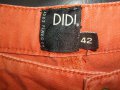 Дизайнерски дънки с висока талия ”Di Di” original brand / цвят Праскова / голям размер, снимка 11
