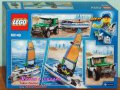 Продавам лего LEGO CITY 60149 - 4х4 с катамаран, снимка 2