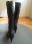 Дамски черни ботуши от естествена кожа, номер 37, снимка 4