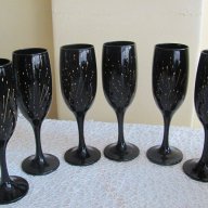 Комплект от 6 броя чаши за бяло вино"Златни клонки", снимка 2 - Декорация за дома - 13222927