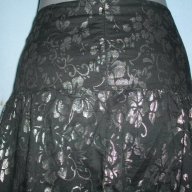 Зашеметяваща дизайнерска пола "Units" в сребрист флорален принт, снимка 7 - Поли - 14585414