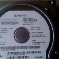 Хард диск Western Digital eServer WD400ABJS 40GB SATA 3.0Gb/s, снимка 2 - Твърди дискове - 22079913