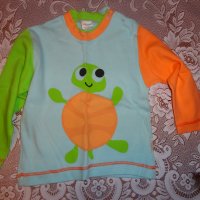 ватирана блуза с костенурка, снимка 1 - Бебешки блузки - 22797065