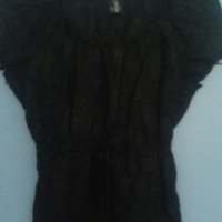 Блуза / туника в черно, снимка 3 - Корсети, бюстиета, топове - 18969644