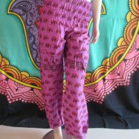 Индийски летни памучни шалвари, снимка 2 - Панталони - 24261141