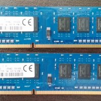 десктоп рам памет ram ddr3  2 x 4gb kit kingston 1600mhz, снимка 1 - RAM памет - 25582798