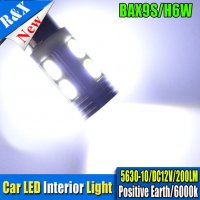 2 броя габарити BAX9S 10 LED диода с лупи, крушка, H6W-DC 12 V крушки , снимка 15 - Аксесоари и консумативи - 20574346