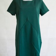 Тъмнозелена рокля марка 	by Hellene, снимка 2 - Рокли - 17557343