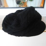 Нова дамска черна шапка с козирка, снимка 6 - Шапки - 12233141