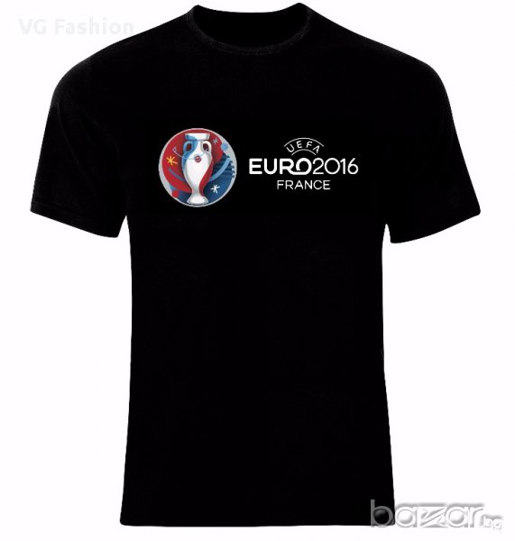 UEFA EURO 2016 Logo European Championship Football Тениска Мъжка/Дамска S до 2XL, снимка 1