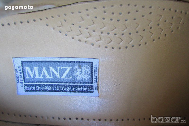 BIG BOY MANZ original, N- 46 - 47, MADE in GERMANY, 100% висококачествена естествена кожа, снимка 1