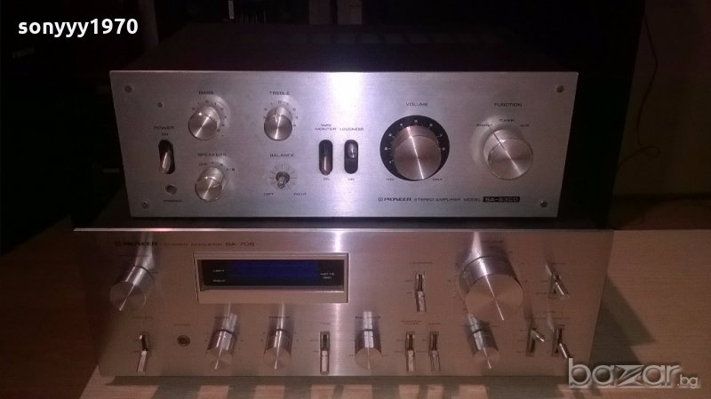 pioneer sa-708 & pioneer sa-6300-made in japan, снимка 1