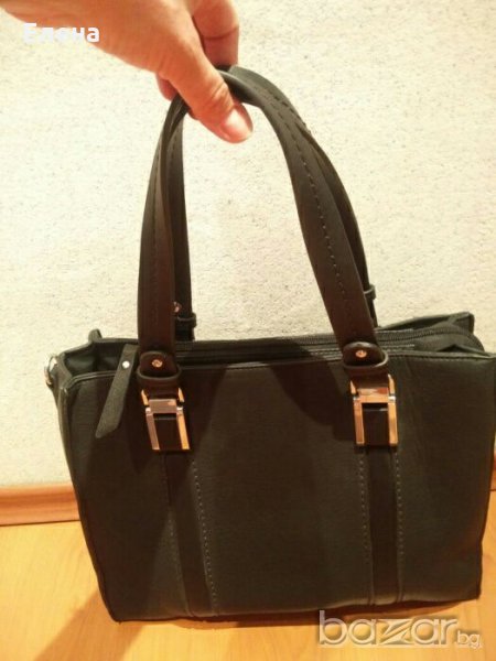 Чанта нова черна дамска от изкуствена.кожа, снимка 1