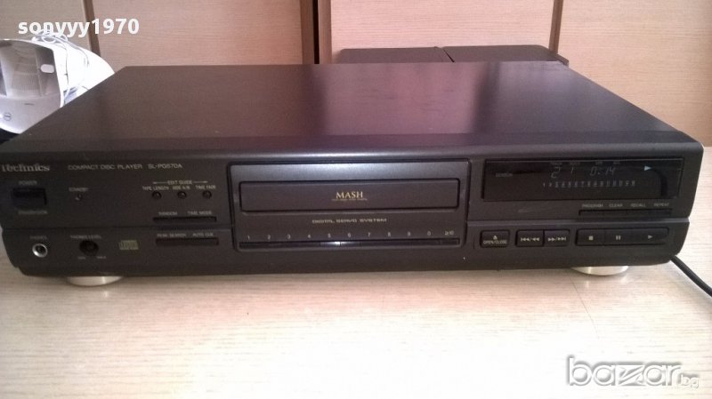 Technics sl-pg570a-cd player-made in germany-внос швеицария, снимка 1
