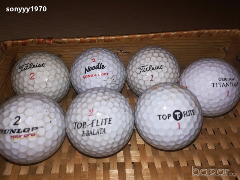 топки за голф-7бр-внос англия, снимка 1