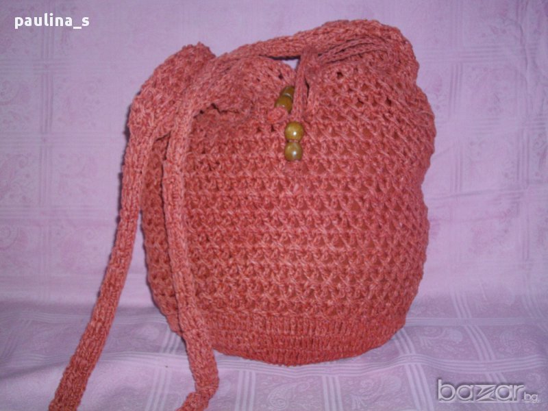 Чанта от зебло "Н&М"® / оранжева чанта, снимка 1
