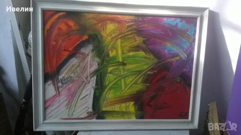 картина-абстракция, снимка 1