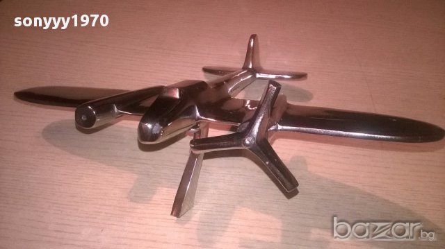 Англииски бомбардировач-31х24-хром/инокс-внос англия, снимка 7 - Антикварни и старинни предмети - 16707534