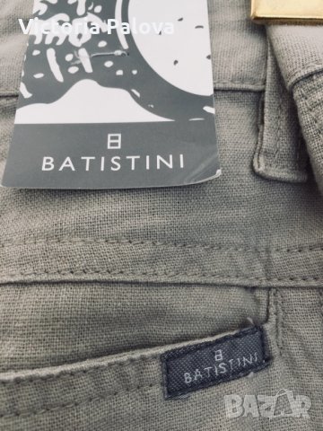 Модерен нов панталон лен и памук B BATISTINI, снимка 6 - Панталони - 25354539