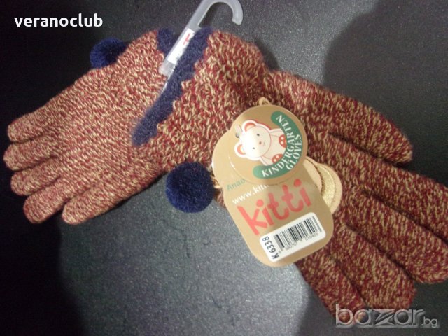Луксозни детски ръкавички 3/6 годинки, снимка 6 - Шапки, шалове и ръкавици - 20277127