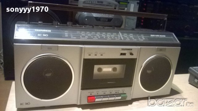 Telefunken rc-740 cassette/radio recorder-внос швеицария, снимка 4 - Радиокасетофони, транзистори - 15280891