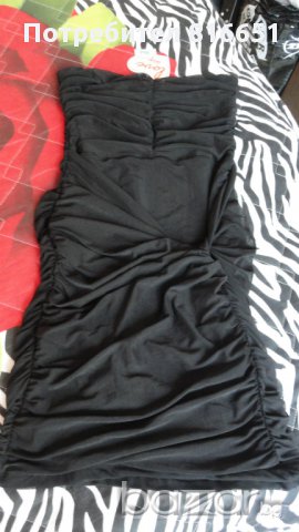 Елегантна черна рокля Нова с етикет, снимка 3 - Рокли - 10471409