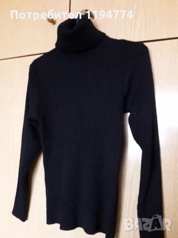 Поло с ефект дантела, снимка 5 - Блузи с дълъг ръкав и пуловери - 24355911