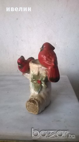 порцеланов свещник, снимка 2 - Антикварни и старинни предмети - 17848786