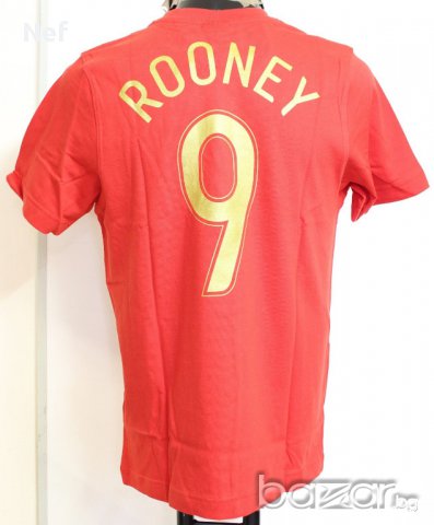 Нова тениска Nike England Rooney T-Shirt, оригинал, снимка 2 - Тениски - 15260058