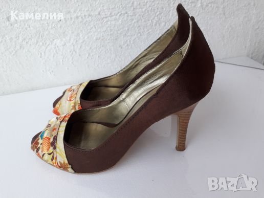 Официални обувки с висок ток (№37), снимка 1