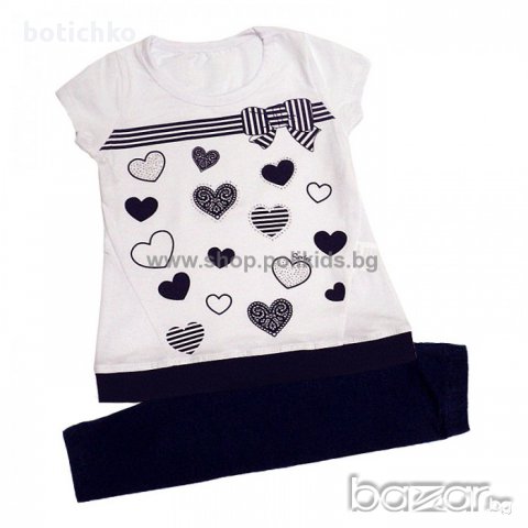  Летен Комплект Сърца 98, снимка 1