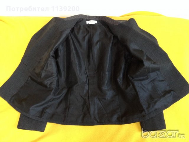 Un jour ailleurs сиво луксозно френско ново сако L - вталено, снимка 16 - Сака - 20704363