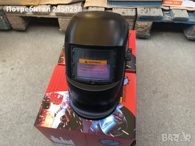 Немска Автоматична соларна маска заваряване Заварачен шлем електрожен , снимка 4 - Други инструменти - 26001547