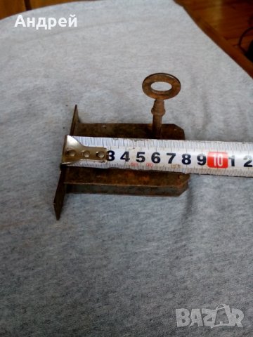 Старинна брава #4, снимка 5 - Антикварни и старинни предмети - 24314166