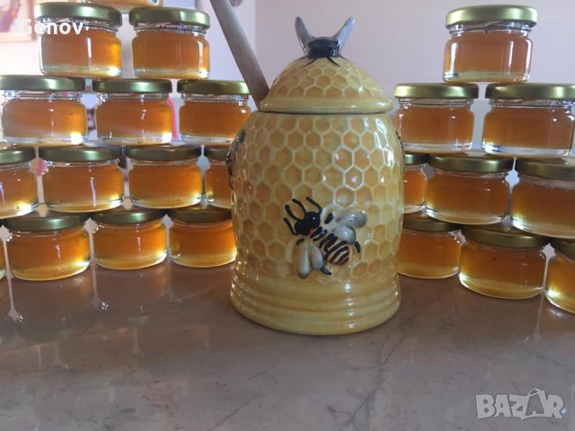 Бурканчета с мед 25 мл. за сватба или кръщене, снимка 5 - За пчели - 24505951
