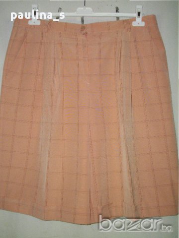 Бутик / Пола-панталон с маншет "Goldix" / луксозна кашмирена пола-панталон голям размер