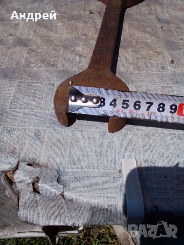Старинен гаечен ключ #4, снимка 6 - Антикварни и старинни предмети - 22701422