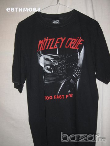 Нова T-shirt Motley Crue оригинална,  L, снимка 2 - Тениски - 12908873