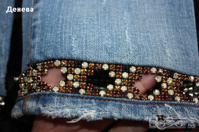 ИТАЛИАНСКИ ДАМСКИ ДЪНКИ на МЕТ , снимка 7 - Дънки - 11712960