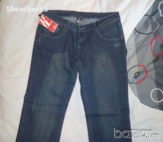 Нови дамски женски дънки Ricci тъмно син размер S 10R 38 EU, снимка 3 - Дънки - 20200050