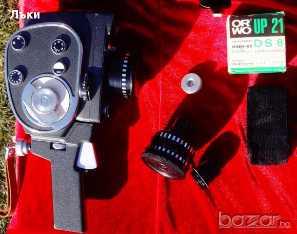 Кино камера,кожена чанта,обективи,кино лента., снимка 2 - Камери - 16836987