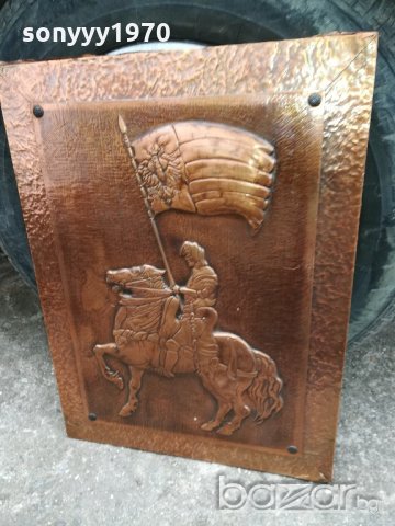 картина ретро колекция-рицар на кон 50х40см-внос швеицария, снимка 5 - Колекции - 20272048
