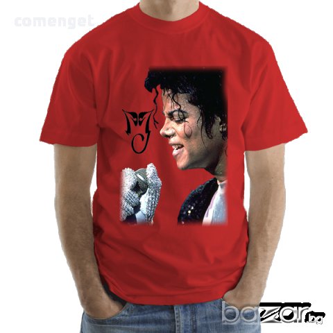 НОВО! Мъжки тениски MICHAEL JACKSON / МАЙКЪЛ ДЖЕКСЪН! Поръчай модел с ТВОЯ идея!, снимка 5 - Тениски - 10868729