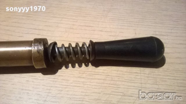 антика немска помпа-мед/месинг 44-74см-внос швеицария, снимка 3 - Аксесоари за велосипеди - 13826119