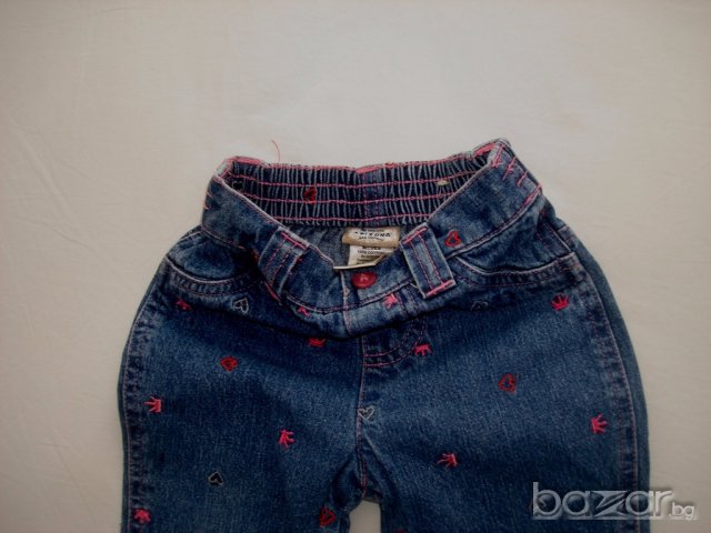  Arizona, дънки за малко момиче,9-12 мес.  , снимка 3 - Бебешки дънки - 16392630