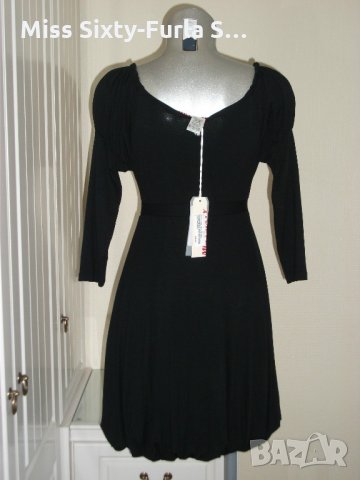MISS SIXTY-нова черна рокля Мис Сиксти-S/M размер , снимка 4 - Рокли - 12506646