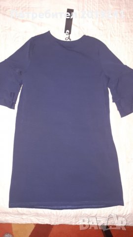 Тъмно синя елегантна рокля , снимка 4 - Рокли - 24072459